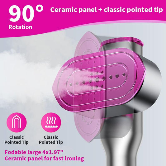 Garment Steamer for Clothes, Portable Travel Clothing Steamer Iron, 7 Mode with LED Display Zyntorr