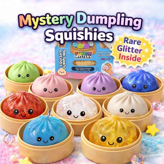 DumplingSquishys Mystery Bun Squishy – Blind Box Stress Relief Toy Grap First