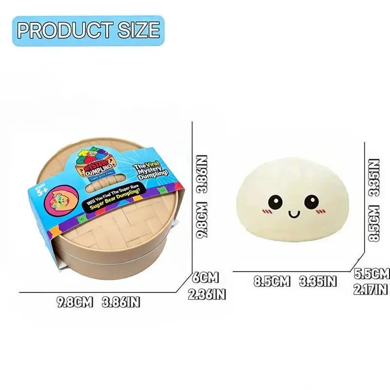 DumplingSquishys Mystery Bun Squishy – Blind Box Stress Relief Toy Grap First