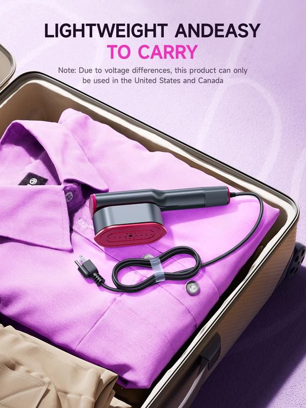 Garment Steamer for Clothes, Portable Travel Clothing Steamer Iron, 7 Mode with LED Display Zyntorr