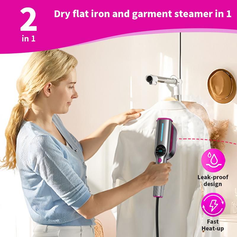 Garment Steamer for Clothes, Portable Travel Clothing Steamer Iron, 7 Mode with LED Display Zyntorr
