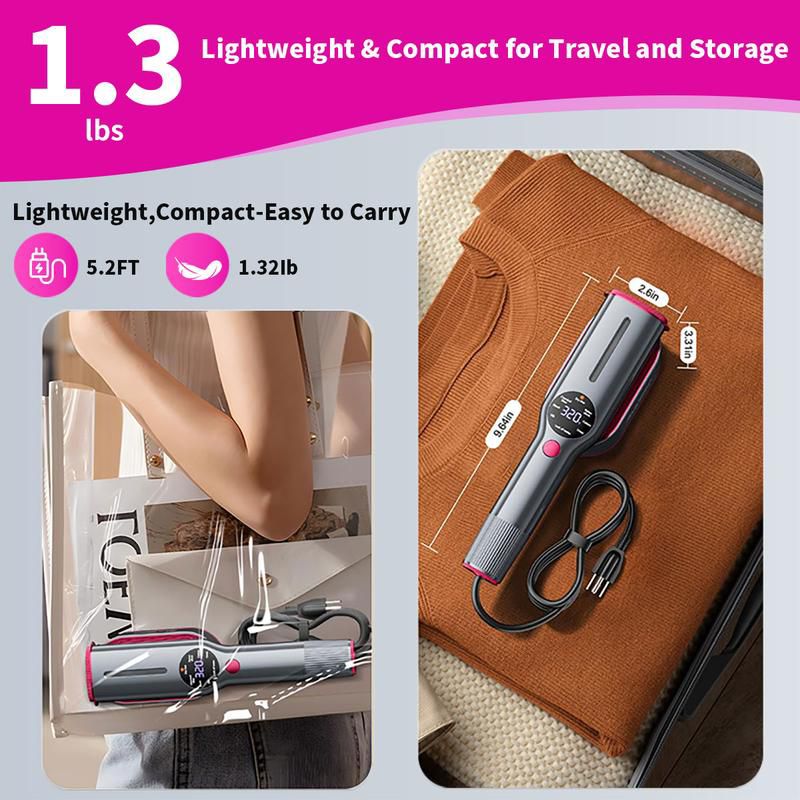 Garment Steamer for Clothes, Portable Travel Clothing Steamer Iron, 7 Mode with LED Display Zyntorr