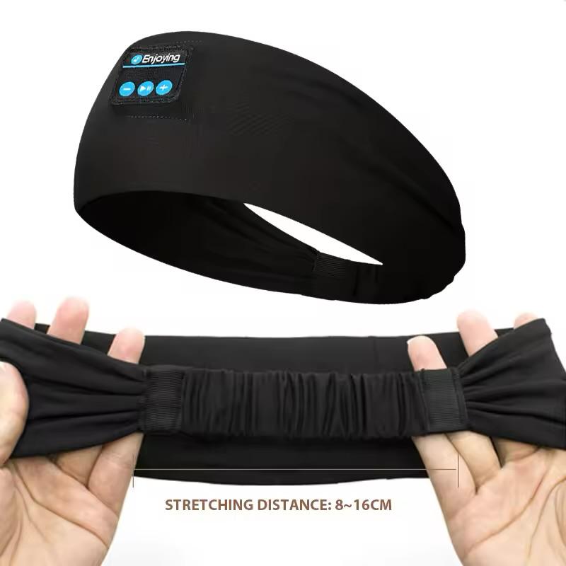 Bluetooth Sleep Headband with Built-in Headphones | Wireless Music Eye Mask for Deep Sleep, Yoga & Travel Zyntorr